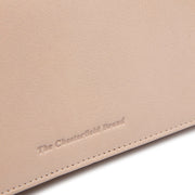 
Classic 100% Full-Grain leather Wallet - Rear Perspective Showing Reinforced Leather Straps & Stitching