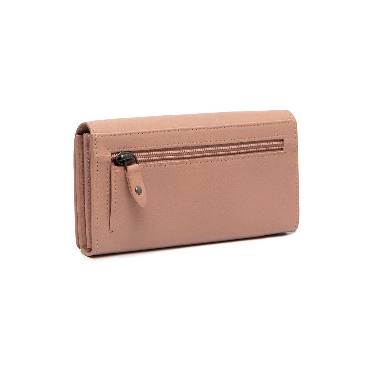 
Vintage Rose Leather Wallet Valetta, detail view 4