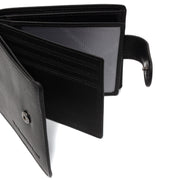 
Yamba Full-Grain Leather Wallet - Structured Side Profile Showing Gusset Depth & Expansion Capacity