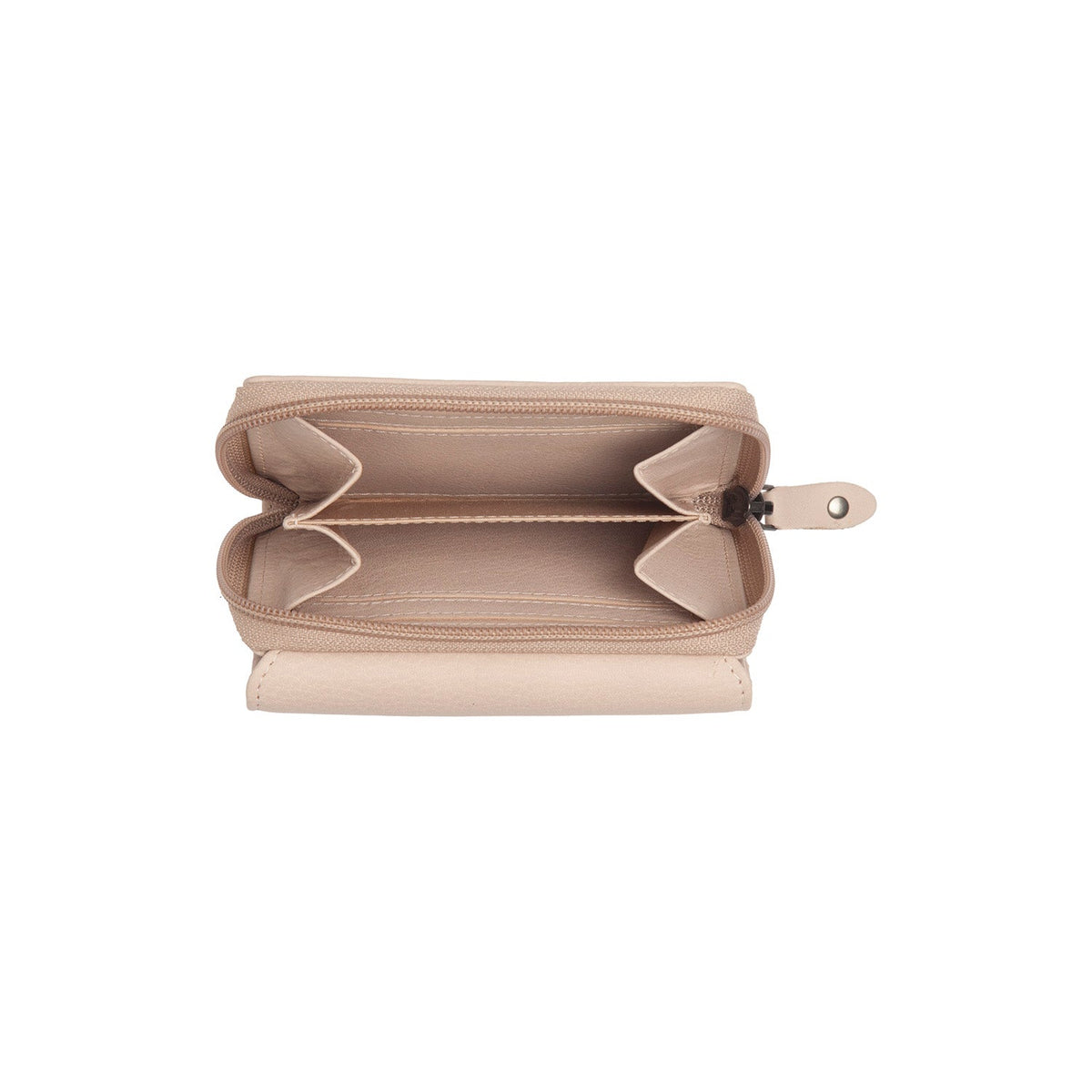 
Solid Antique Brass Hardware & Heavy-Duty Dual Zipper Detail on Zelan Full-Grain Leather Wallet