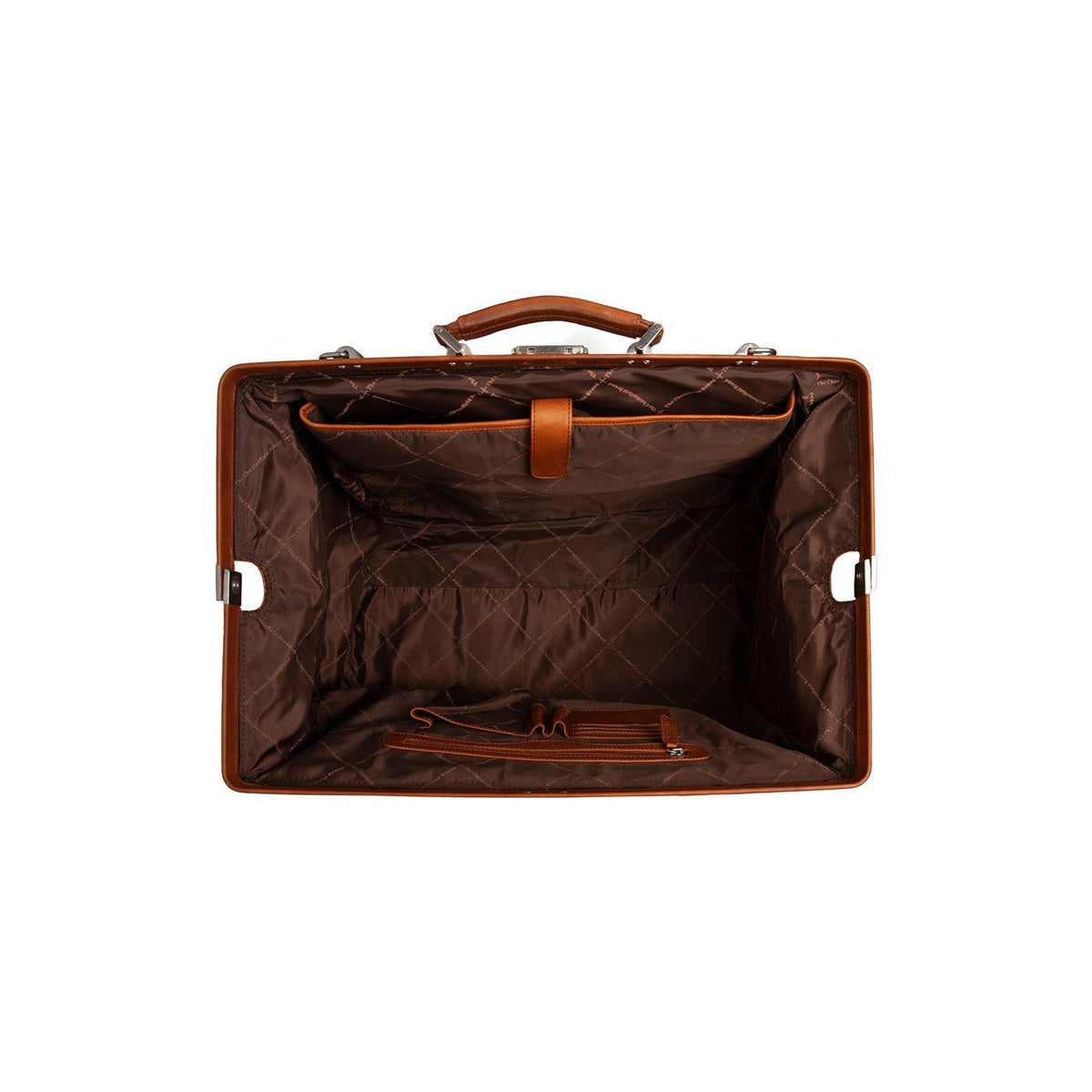 
Interior View Showing Dedicated Padded Laptop Sleeve & Multi-Compartment Organization
