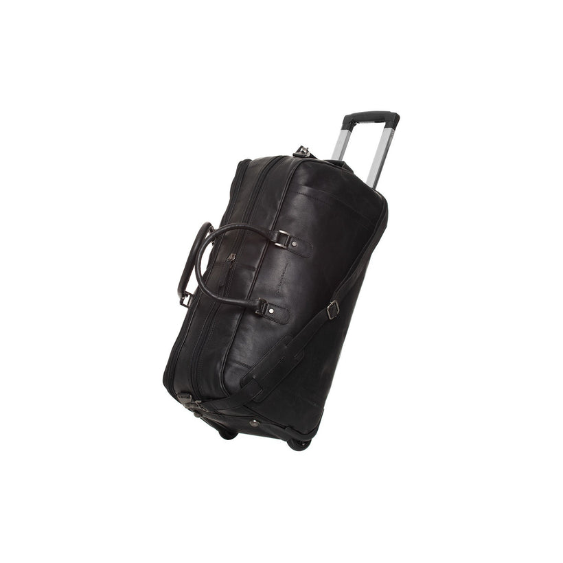 Leather Weekender Trolley Jayven
