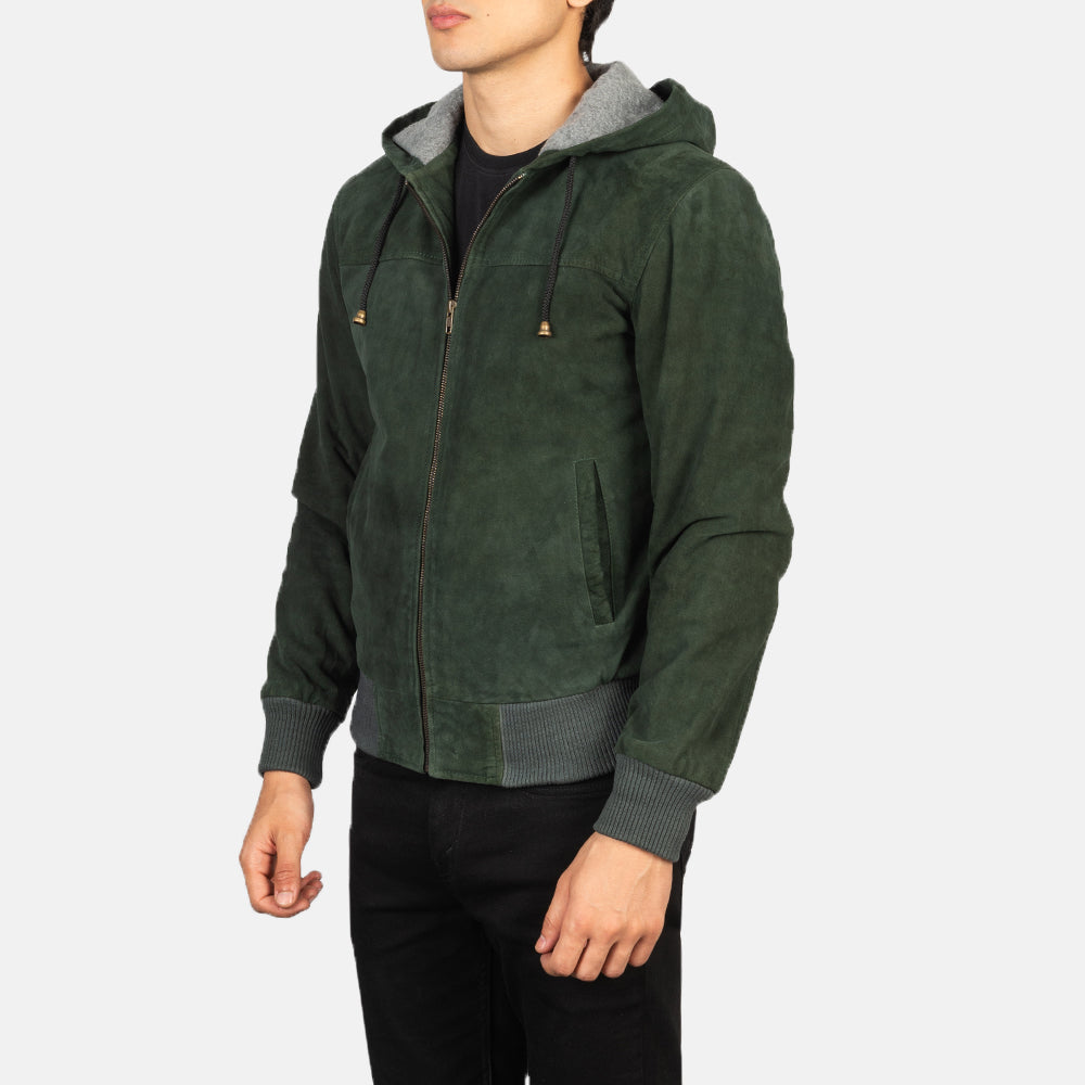 
Nintenzo Leather Bomber Jacket – alternate product view 2