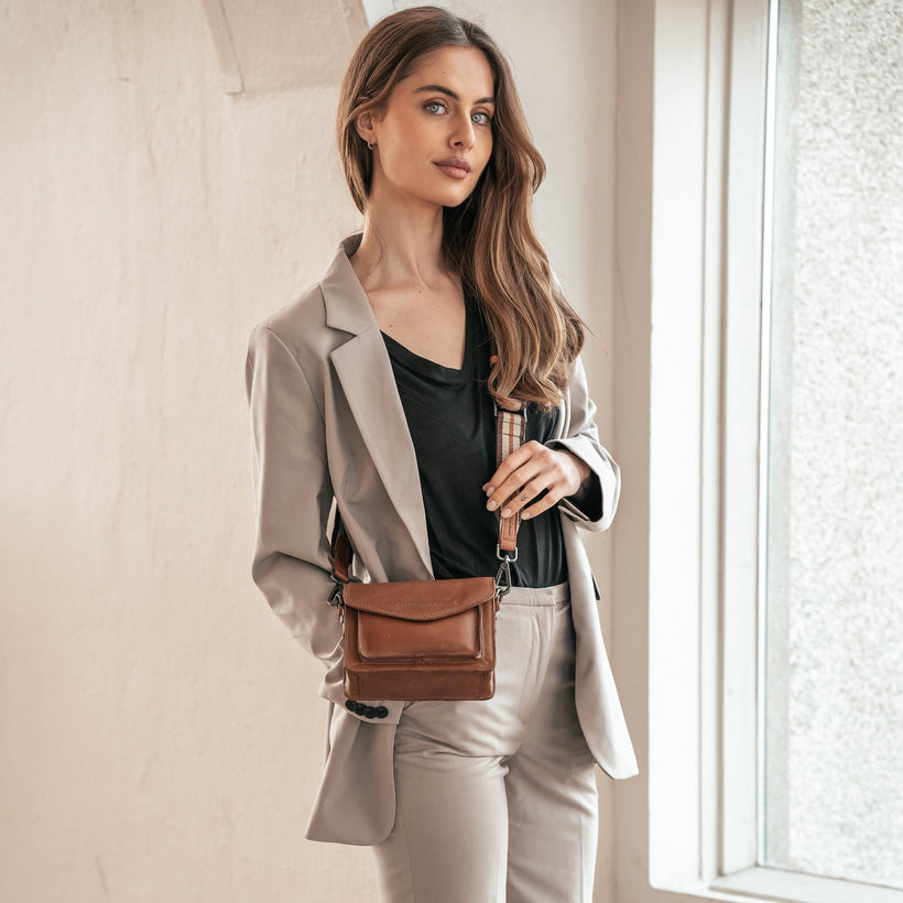 Beige Shoulder Strap
