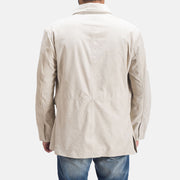 
Authentic Goatskin Suede with Suede Finish Grain Texture & Heavy-Duty Seam Stitching Detail