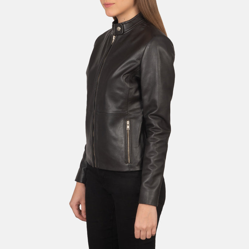 Rave Brown Biker Jacket