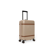 
Close-Up Detail of Classic Collar & Heavy-Duty Zipper Hardware on Hand Luggage Suitcase Front Pocket Zuna