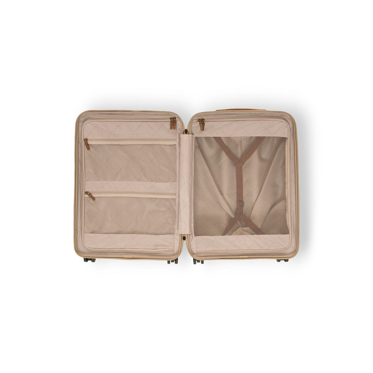 
Tailored Rib Cuffs & Hem Craftsmanship Construction Detail on Hand Luggage Suitcase Front Pocket Zuna